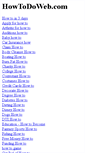 Mobile Screenshot of howtodoweb.com