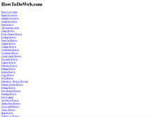 Tablet Screenshot of howtodoweb.com